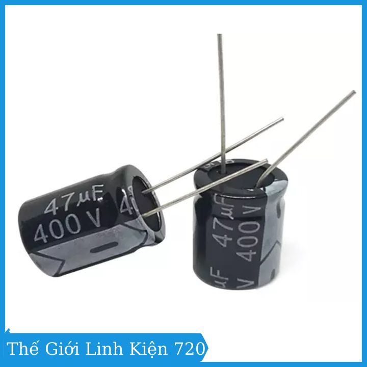 Combo 10 Tụ hóa 400V, tụ điện phân cực 2.2uF - 47uF