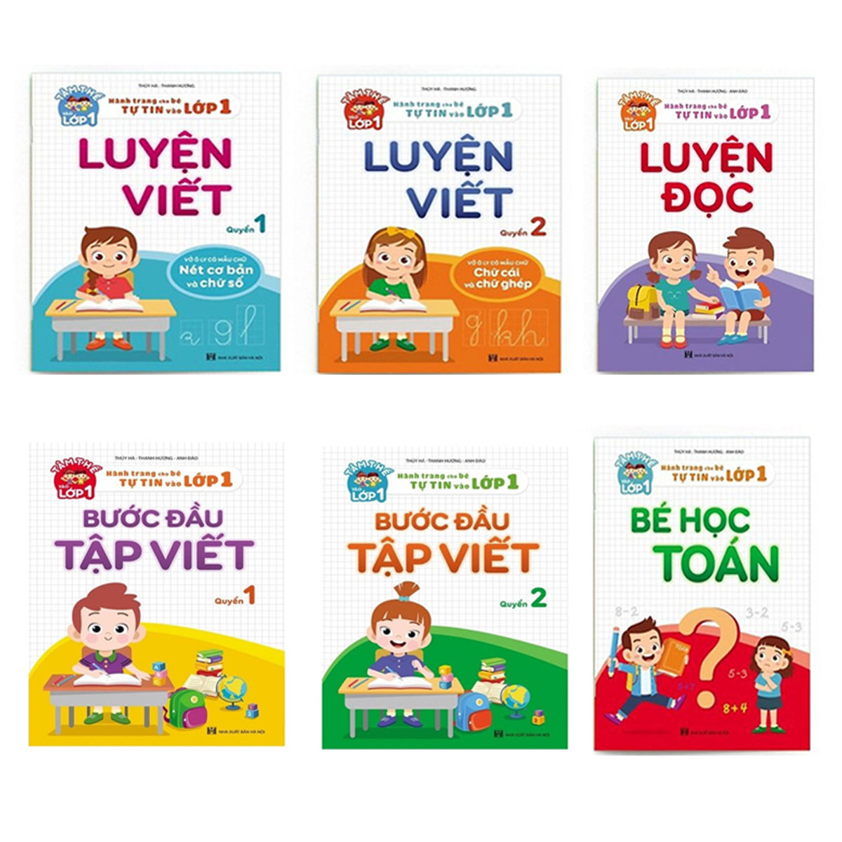 Combo 3 Sách Luyện Viết Cho Trẻ Em - Bộ Sách Tâm Thế Chuẩn Bị Vào Lớp 1 - Hành Trang Cho Bé Vào Lớp 1