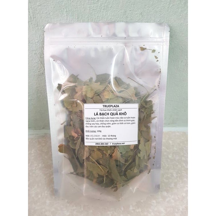 Lá Bạch Quả sấy khô sạch 100g