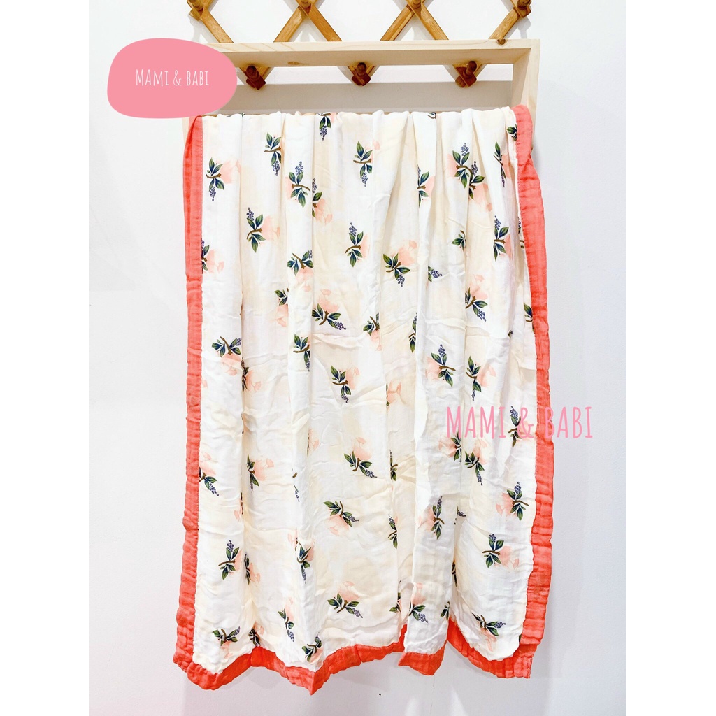 Chăn xô sợi tre Aden 6 lớp cho bé (nhiều họa tiết)