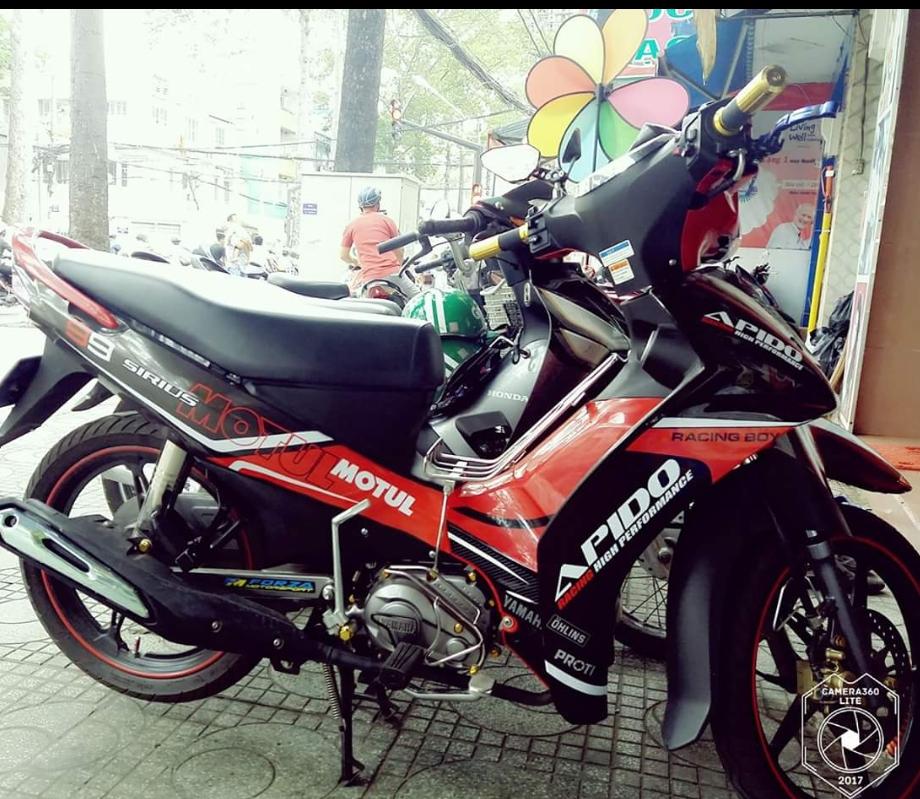 Tem rời sirius Fi đỏ đen Apido