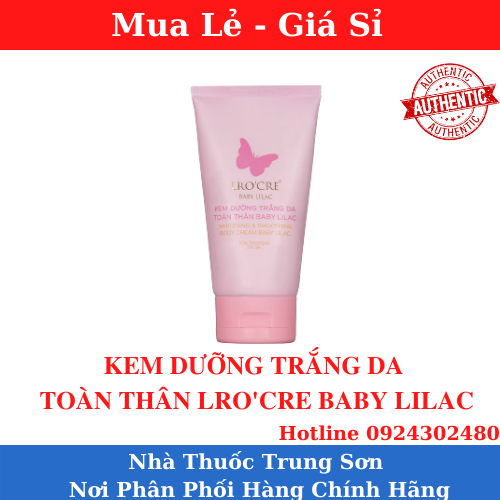 Kem dưỡng trắng da toàn thân baby lilac- ts02