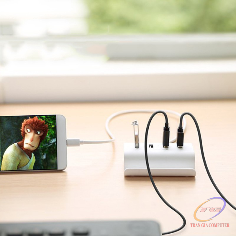 Bộ chia USB Type C ra 4 cổng USB 2.0 Ugreen 30288