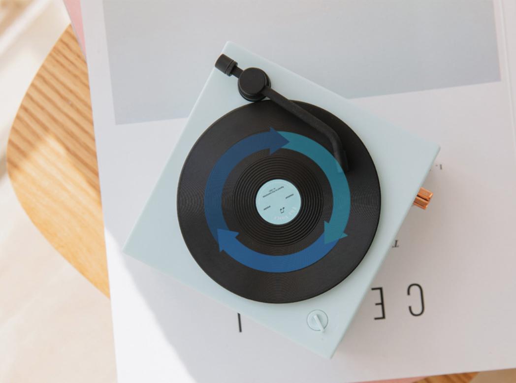 Loa Bluetooth Retro X10 Giả Lập Đĩa Than