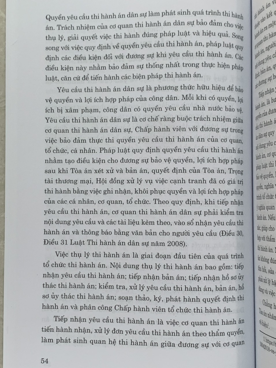 Pháp Luật Về Thủ Tục Thi Hành Án Dân Sự