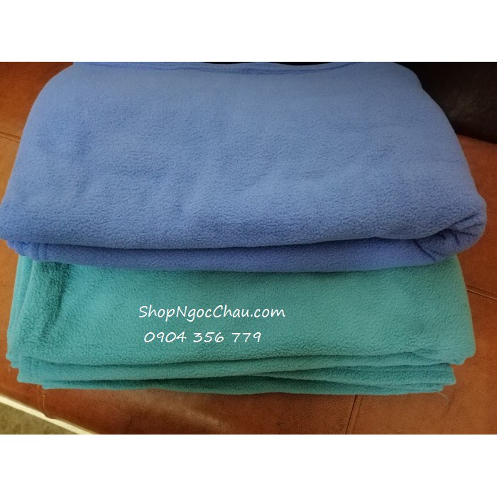 Chăn nỉ máy bay xanh ngọc size 1mx1m6