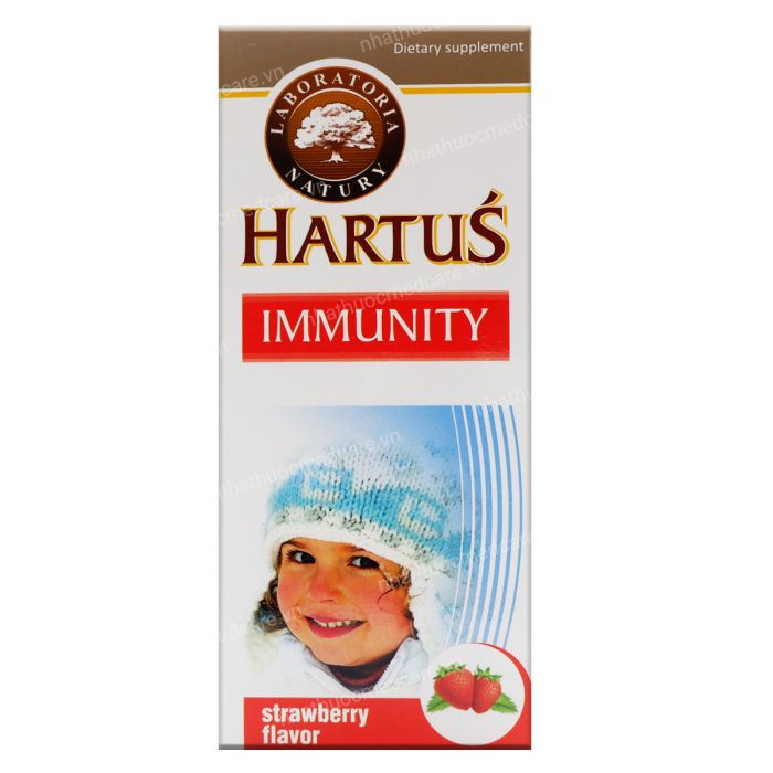 Siro Hartus Immunity - Giảm viêm họng