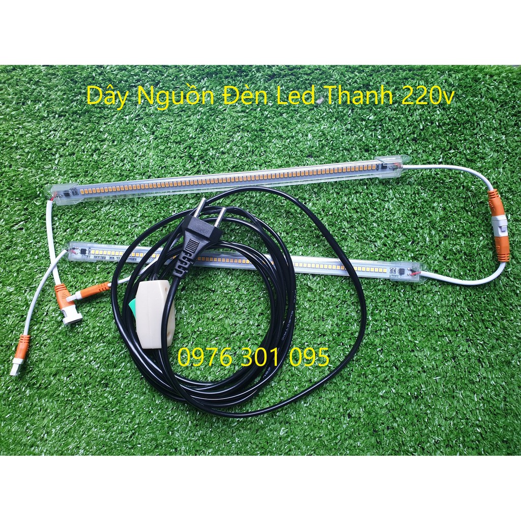 Đèn Led Thanh Nguồn 220v Dài 30cm/50cm/100cm [ 7 Màu ]