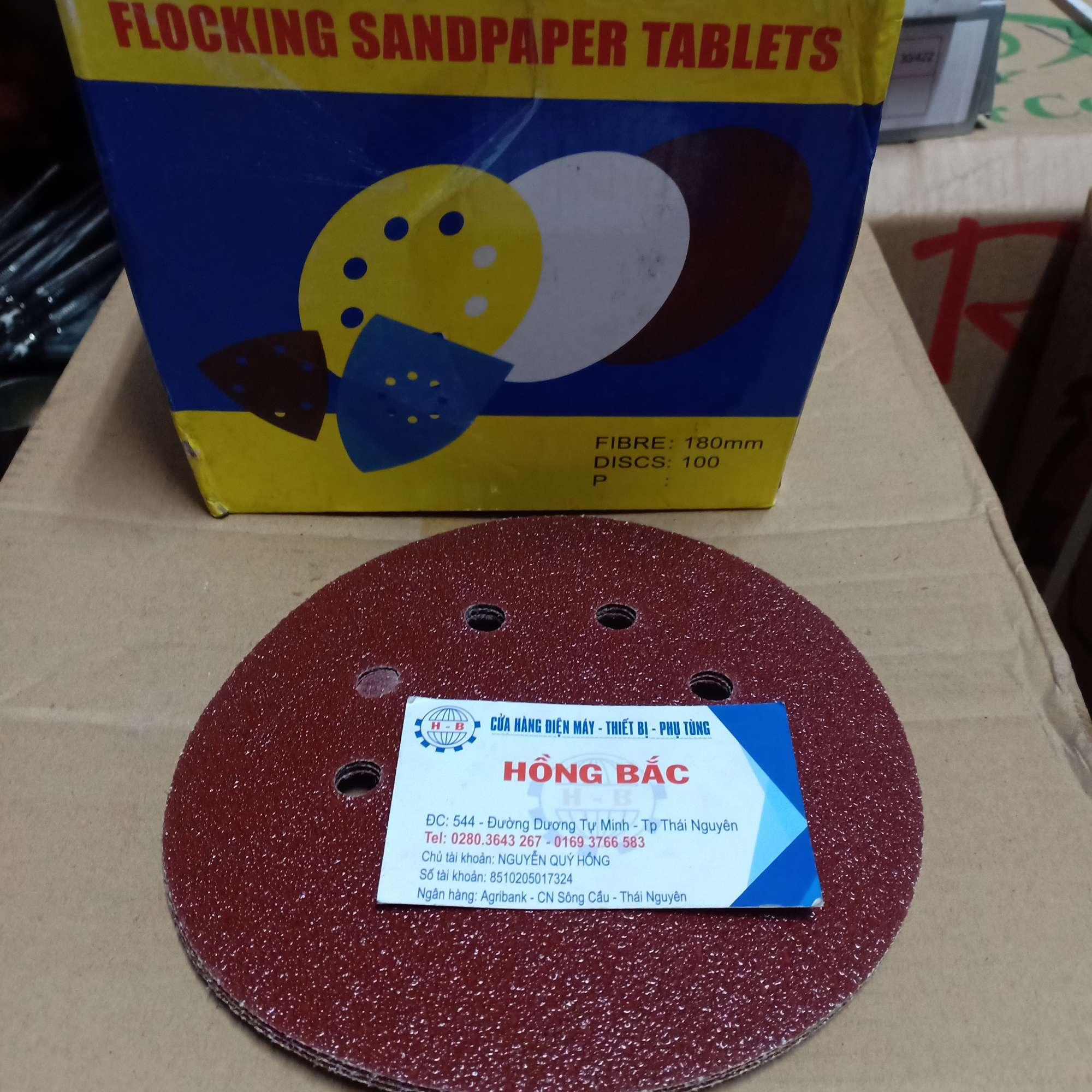 10 tờ giấy giáp máy chà tường 180MM P 38