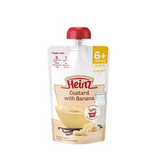 Nước uống dinh dưỡng dạng túi Heinz vị custard chuối cho bé từ 6 tháng tuổi túi 120g - Váng sữa dạng túi bổ sung dinh dưỡng cho bé Heinz nhập khẩu Úc - VTP mẹ và bé TXTP097 thumbnail