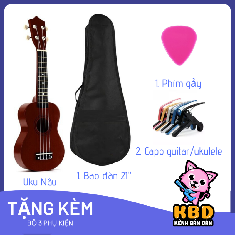 [HCM]COMBO ĐÀN UKULELE ÂM THANH RÕ RÀNG CHÂN THẬT CÓ ĐỘ BỀN CAO DỄ SỬ DỤNG CHO NGƯỜI MỚI TẬP CHƠI ĐÀN