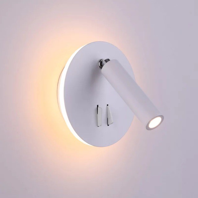 Đèn Đọc Sách Gắn Tường Xoay 360 Độ