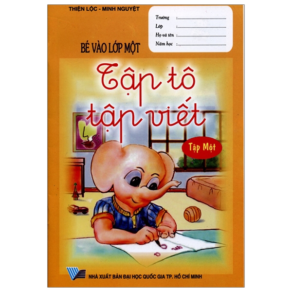 Fahasa - bé vào lớp một - tập tô tập viết