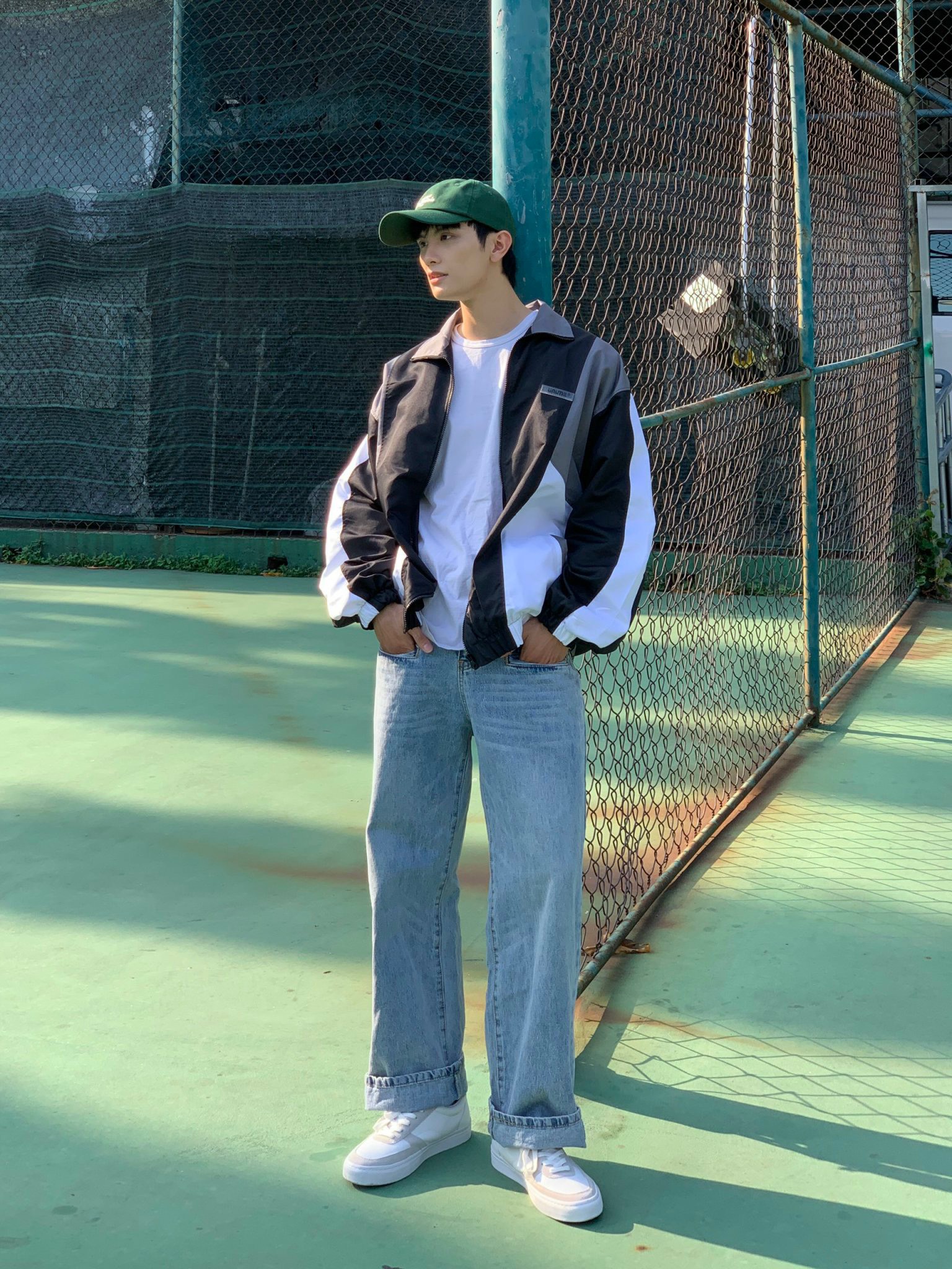Giày Sneaker Da Nam Nữ E13 Off/White Sang Trọng Thời Thượng