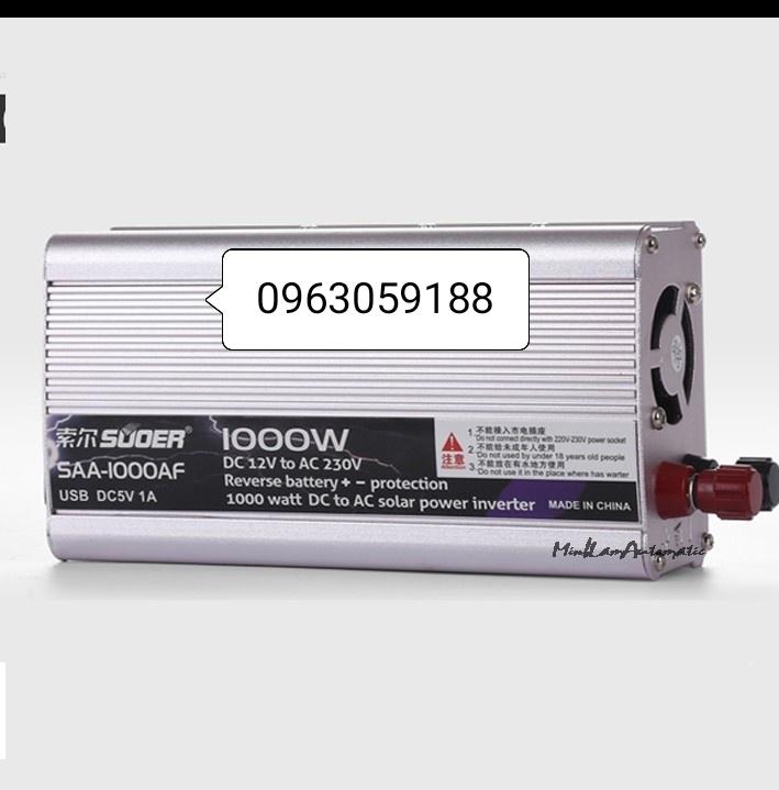Bộ chuyển đổi 12V sang 220V - 1000w