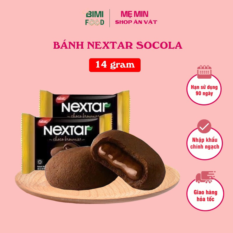 Bimi Food bánh Nextar socola nabati siêu ngon