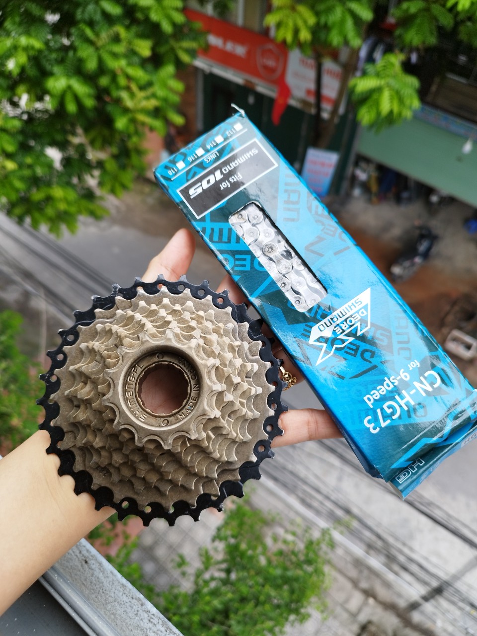 COMBO Sên xe đạp 6/7/8 Tốc Độ Shimano + LÍP 7 8 XE ĐẠP SHIMENG