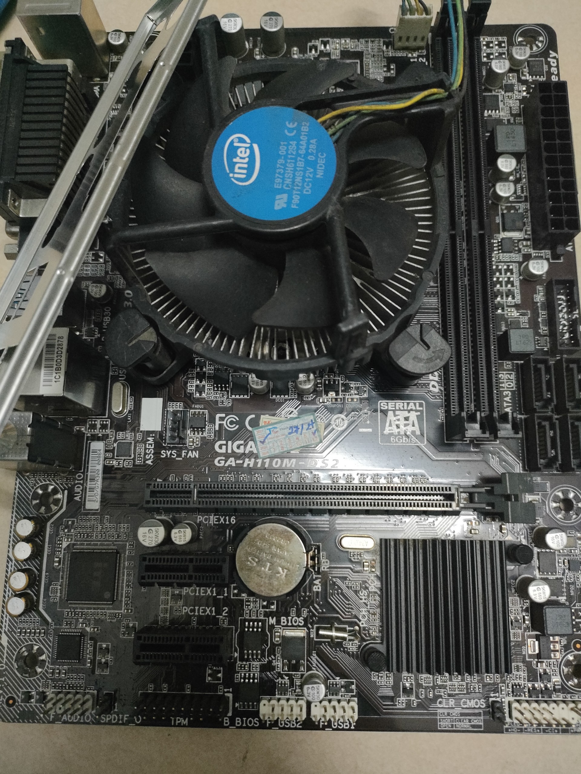 Combo H110 + CPU I3-6100 + FAN VÀ CHẮN MAIN