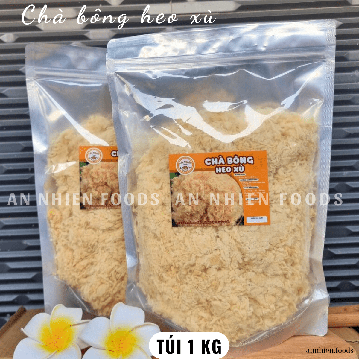 1 kg- chà bông heo xù loại 1