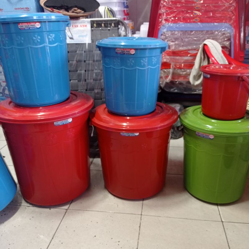 Thùng tròn có nắp