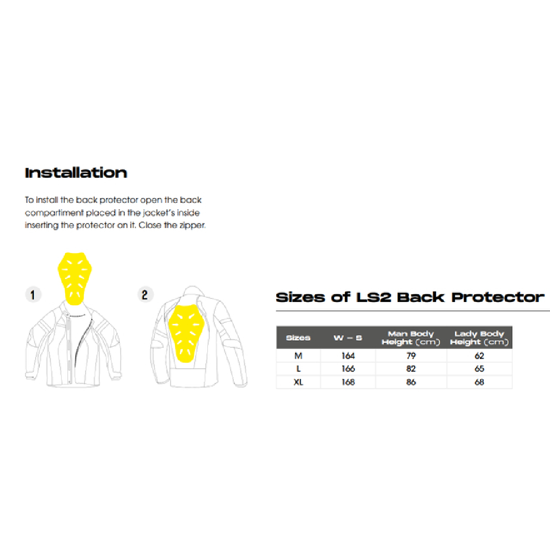 GIÁP LƯNG LS2 BACK PROTECTOR NÂNG CẤP GIÁP LƯNG ÁO GIÁP LS2