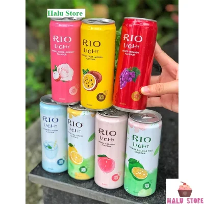 [Siêu Hot] Nước trái cây hoa quả cocktail Rio Light Lon 330ml - HongKong