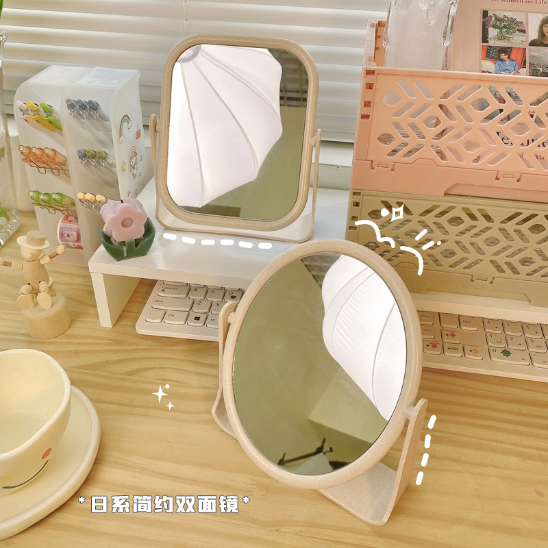 Gương lúa mạch,gương trang điểm để bàn cao cấp