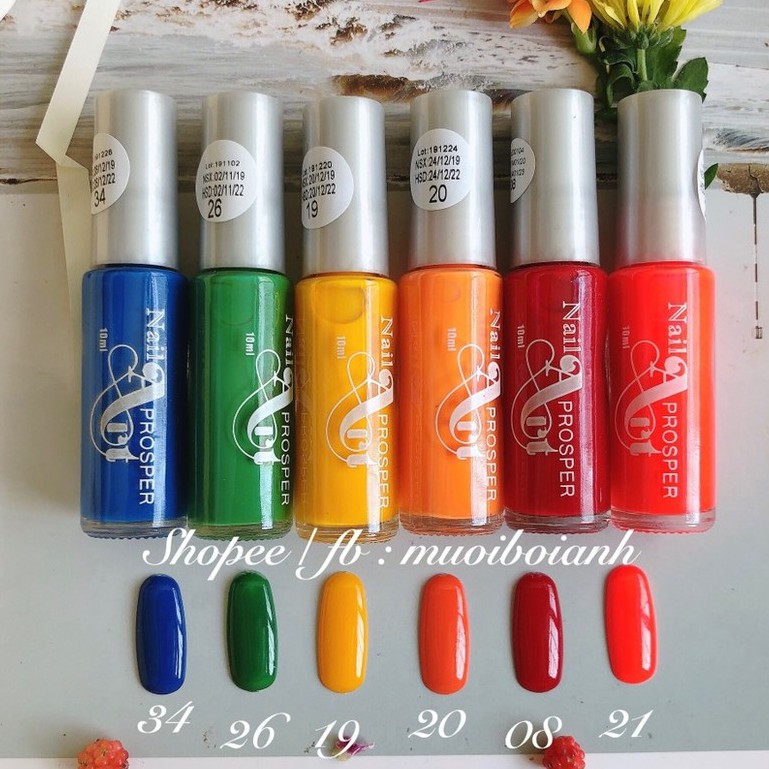 Cọ nét vẽ móng sơn thường 10ml