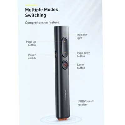 [HCM]Bút Trình Chiếu Slide Baseus Orange Dot PPT wireless Presenter (Youth)