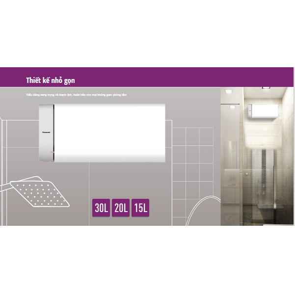 Máy nước nóng gián tiếp Panasonic DH-15HBMVW
