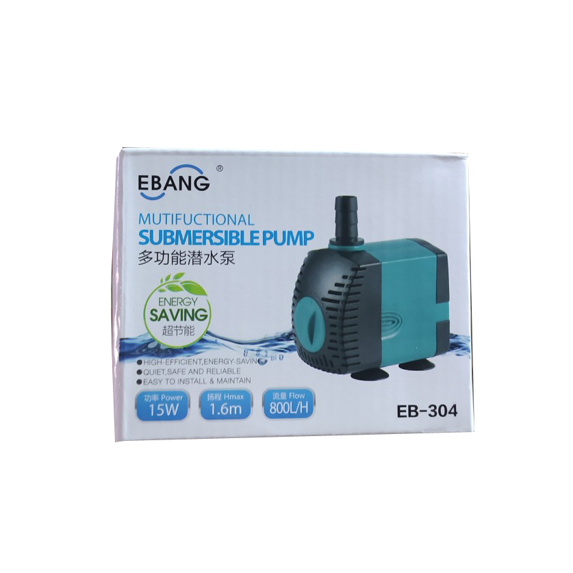 Máy bơm nước EBang 304 cho hồ cá cảnh, bể cá cảnh Life Tech - Máy bơm nước bể cá gia đình
