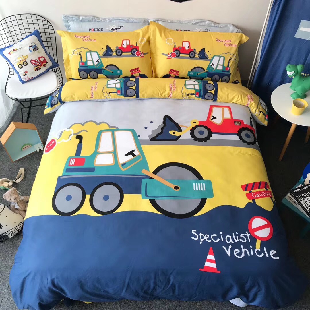 Bộ chăn ga gối cotton Disney (vỏ chăn, ga, vỏ gối)