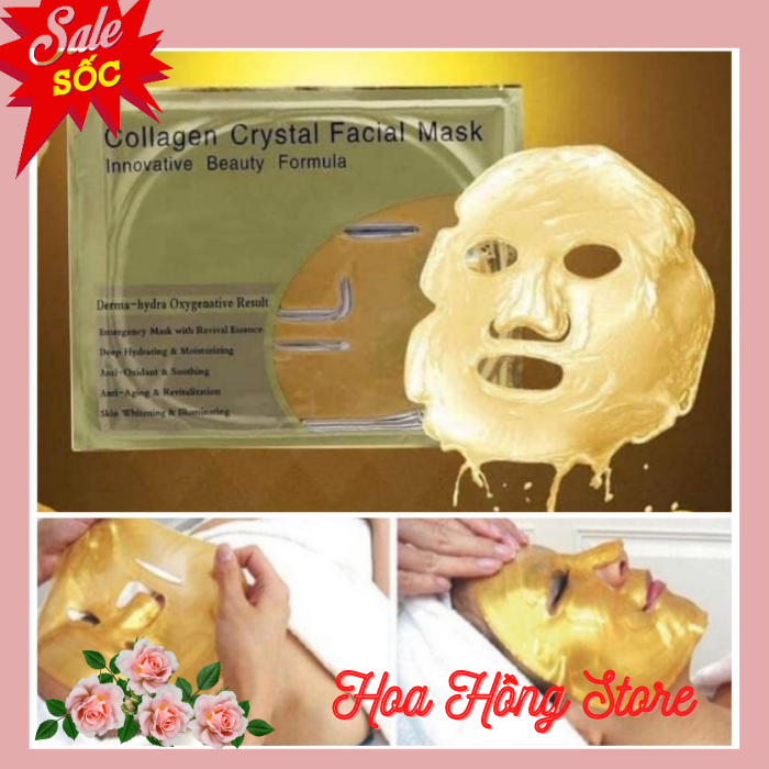 [COMBO] 10 MẶT NẠ COLLAGEN Vàng Trắng (combo2m-25k, combo 5m 55k, combo 10m-100k,  combo 20m- 185k)