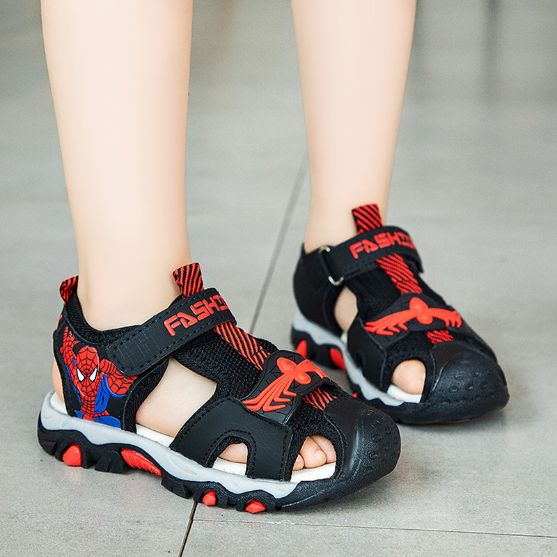 Giày sandal bít mũi người nhện spiderman siêu đẹp
