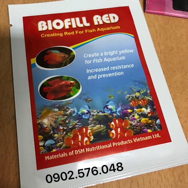 Biofill red tạo màu đỏ cho cá cảnh