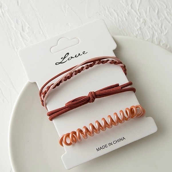 {Tím.Store} GÓI 50gr THUN CỘT TÓC MINI NHÍ SIÊU CO GIÃN CHO BÉ, CHUN CỘT TÓC BẢNG MÀU MỚI GIÁ RẺ