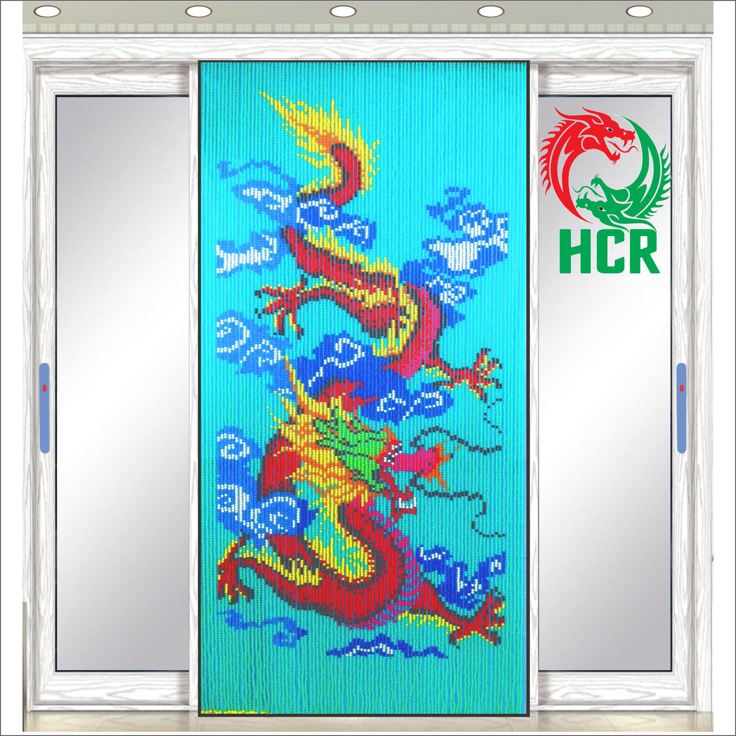 Màn hạt nhựa - Công ty Hai Con Rồng - Code 831 Long Vân
