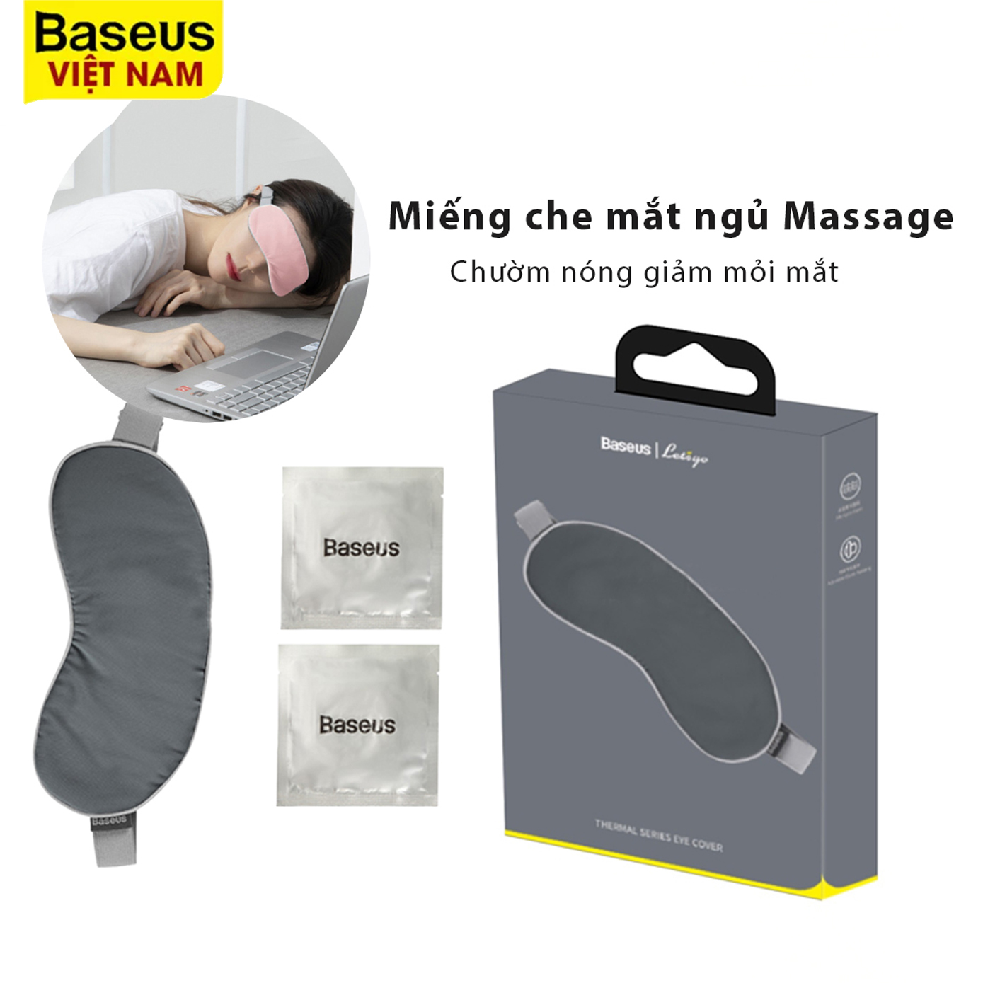 Miếng bịt mắt ngủ Chính Hãng Baseus
