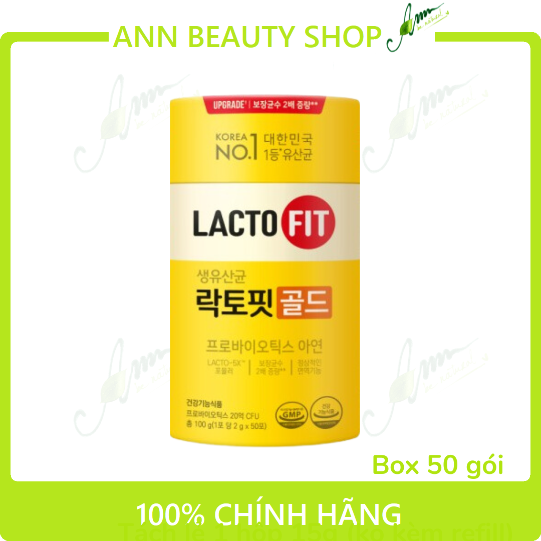 Men vi sinh hàn quốc dành cho gia đình lacto-fit gold