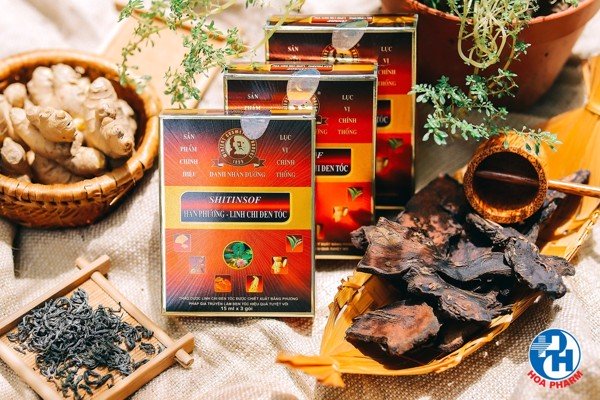 [HCM]Dầu Gội đen tóc SHITINSOF - Hán Phương linh chi combo 5 gói