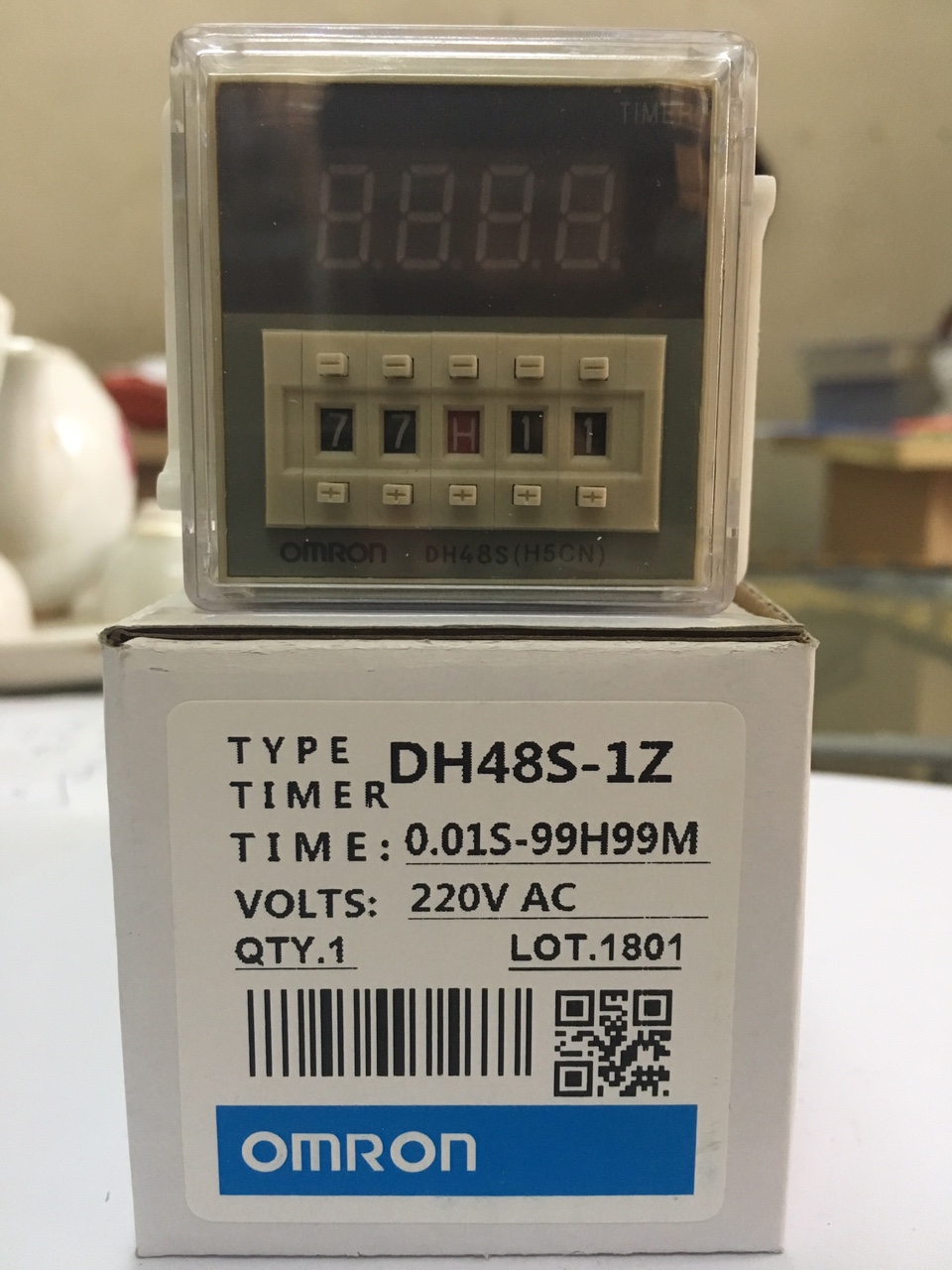 Timer/Rơ Le Thời Gian OmRon DH48S-1Z 220VAC 0.1S-99H (1 Cặp Tiếp Điểm)