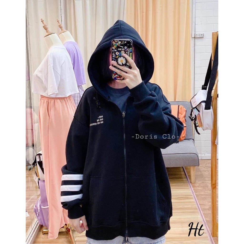 Áo khoác nỉ 3 sọc tay HTH1120