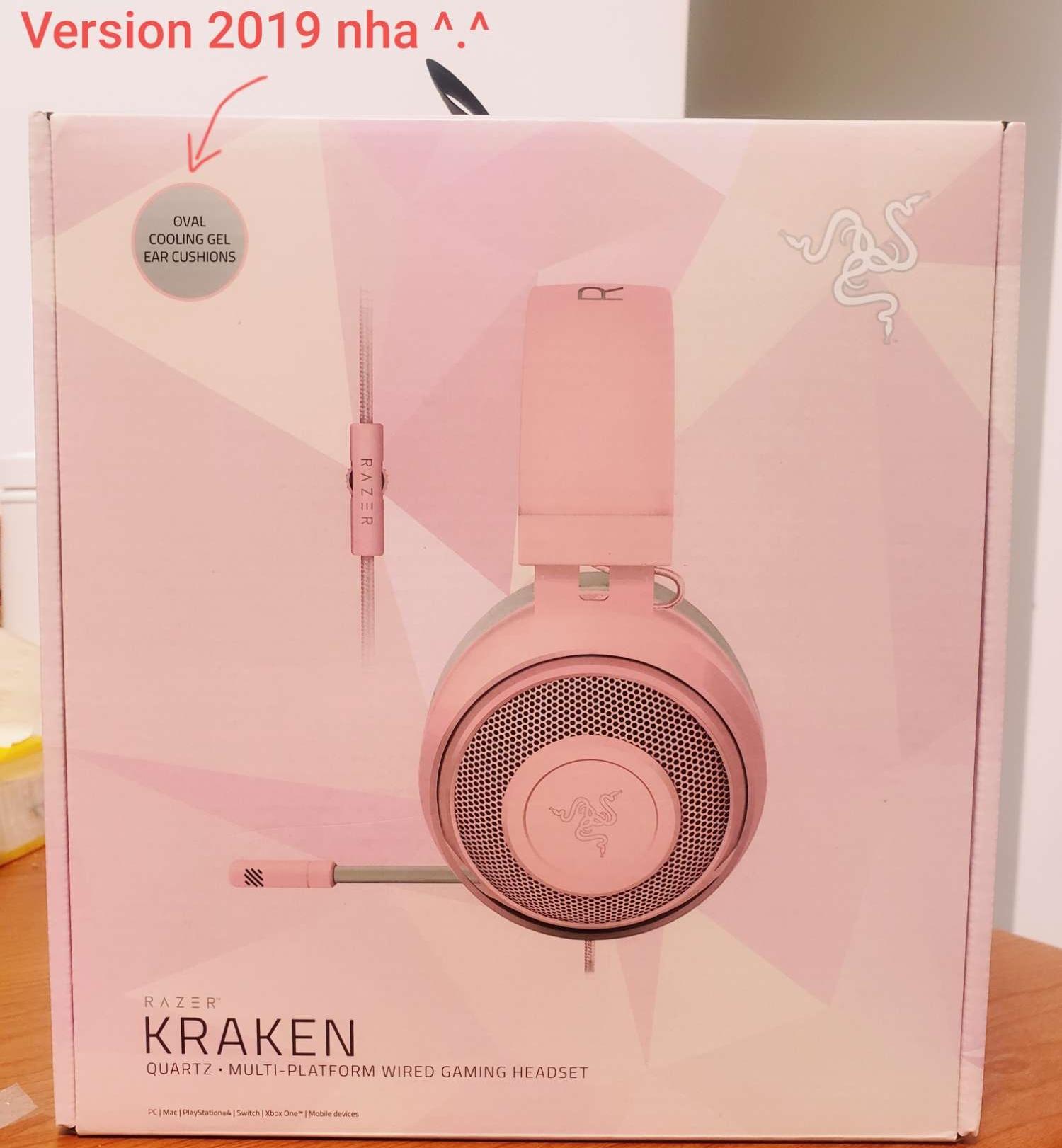 Razer Kraken Pink Quartz 2019 Edition and Kitty Ears