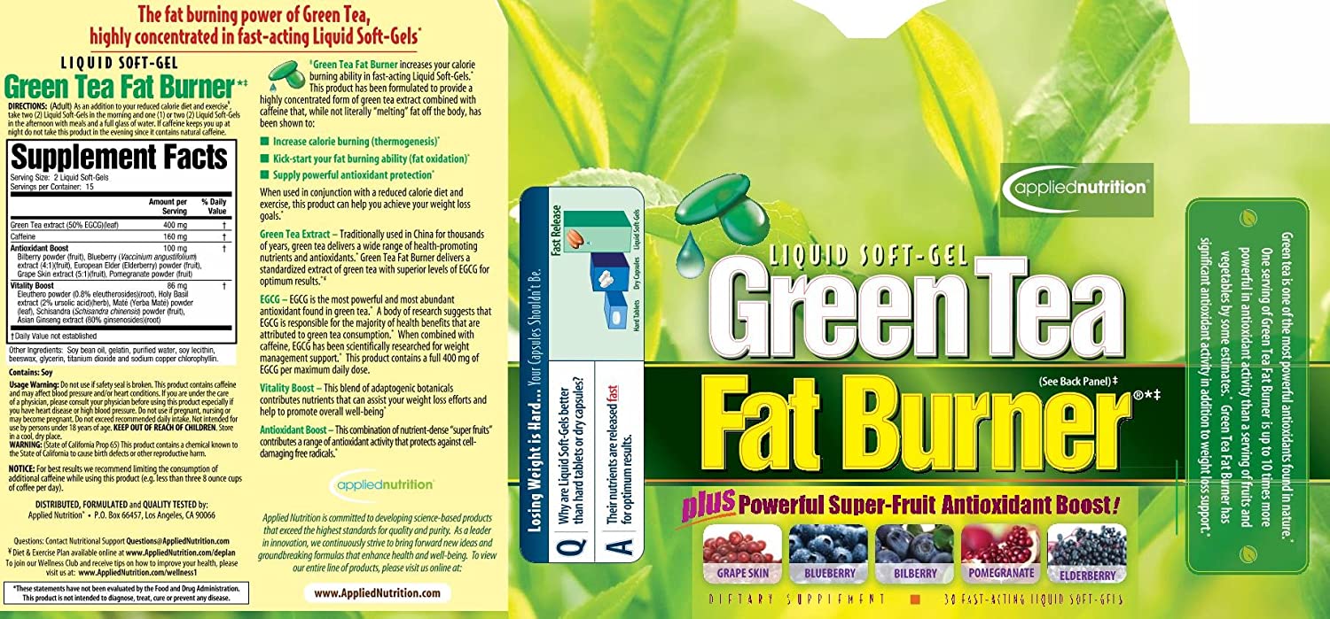 GiẢM CÂN TRÀ XANH GREEN TEA FAT BURNER