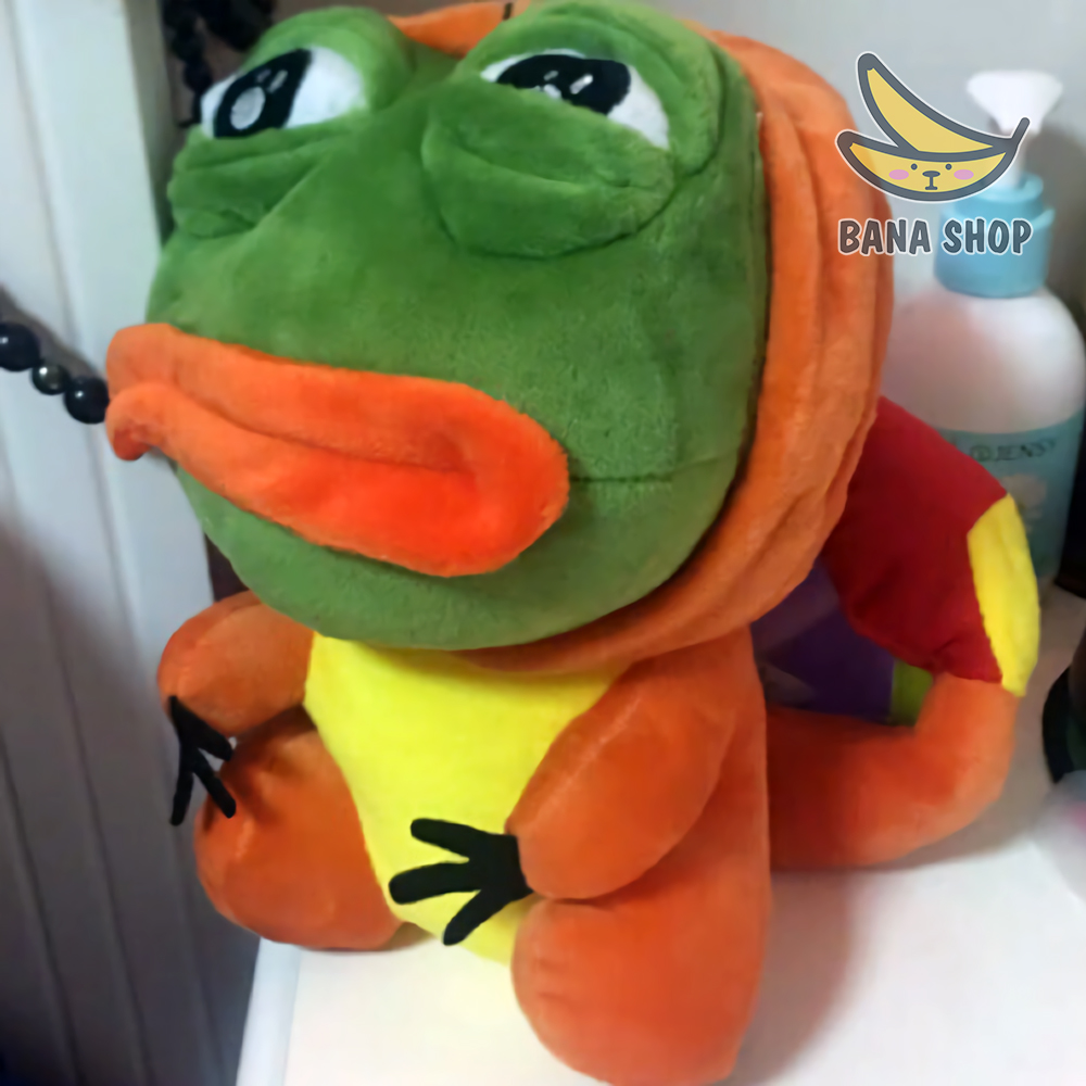 Gấu bông ếch xanh sad frog Pepe cosplay Pokemon rùa khủng long Squirtle Charmander siêu bựa dành cho vozer