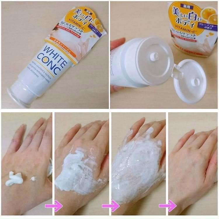 Tẩy Tế Bào Chết Trắng Da White Conc 180G