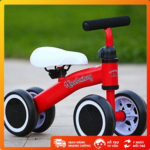 Xe đạp trượt cho bé hất liệu bằng hợp kim cao cấp 4 bánh giữ thăng bằng xe chòi chân - TE0052