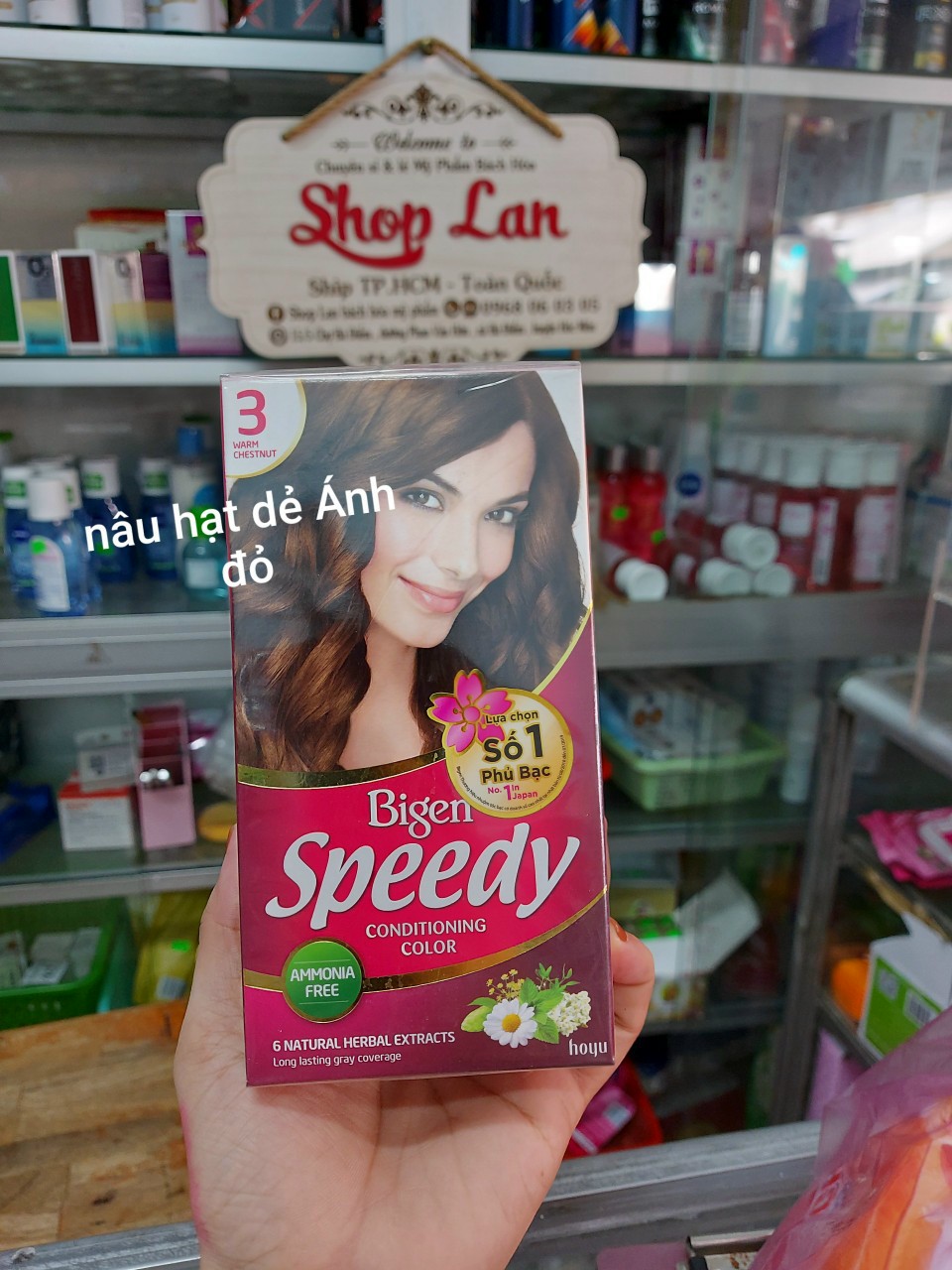 Kem nhuộm tóc Bigen Speedy số 2,3,4,5,6,7