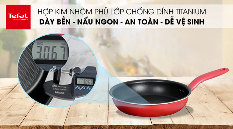 [Quà tặng không bán] Chảo chiên Tefal Primary 20cm/Tefal So Chef 21cm