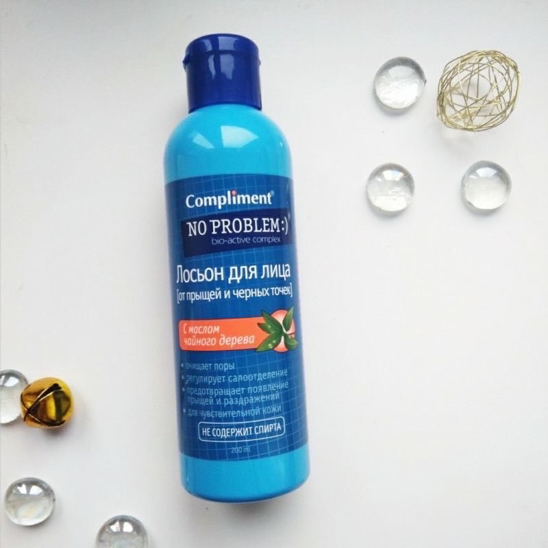 Toner No Problem Compliment chứa BHA Salicylic Acid, Tea tree 200ml ( Full - Chiết )